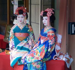 Geisha graduation, Kyoto, Japan