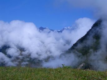 Machu Picchu clouds