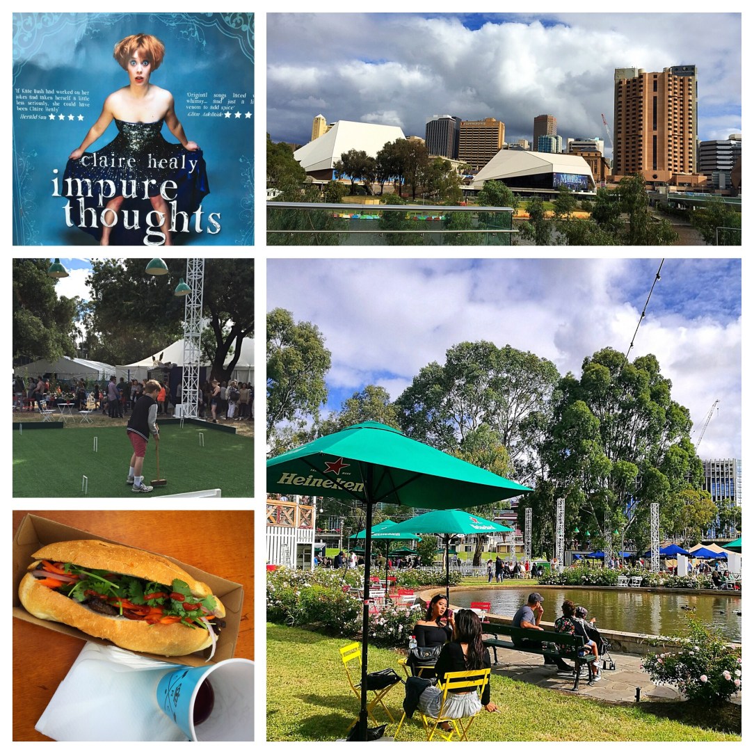 Royal Croquet Club, Adelaide skyline