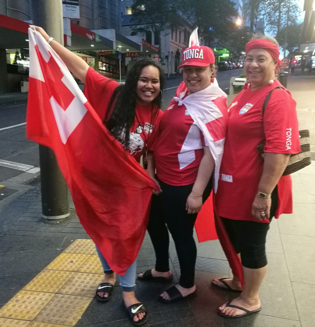 TONGA FANS IN AUCKLAND