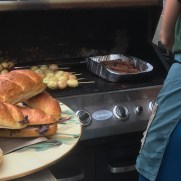 Potato skewers, St Patrick's Day