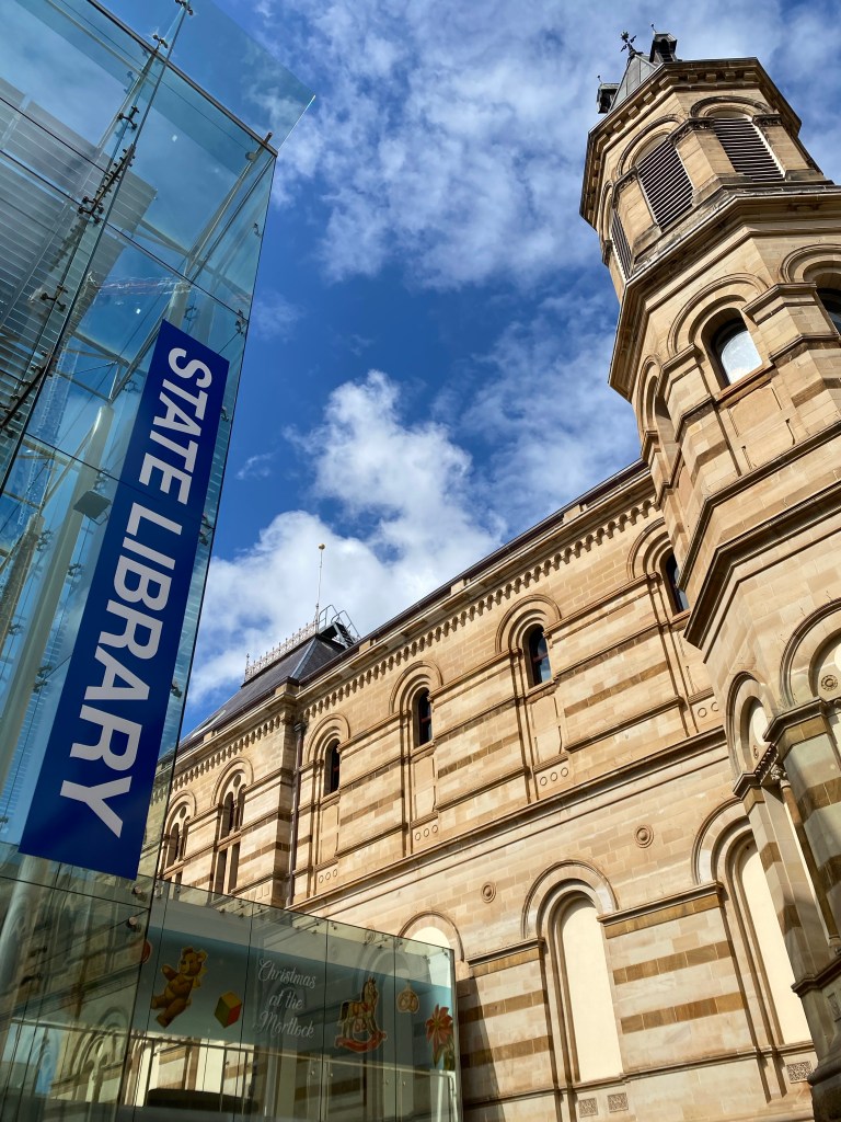 State Library of South Australia, building, clouds