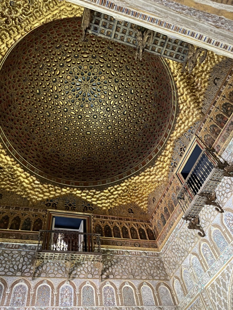 Real Alcazar Seville domed ceiling