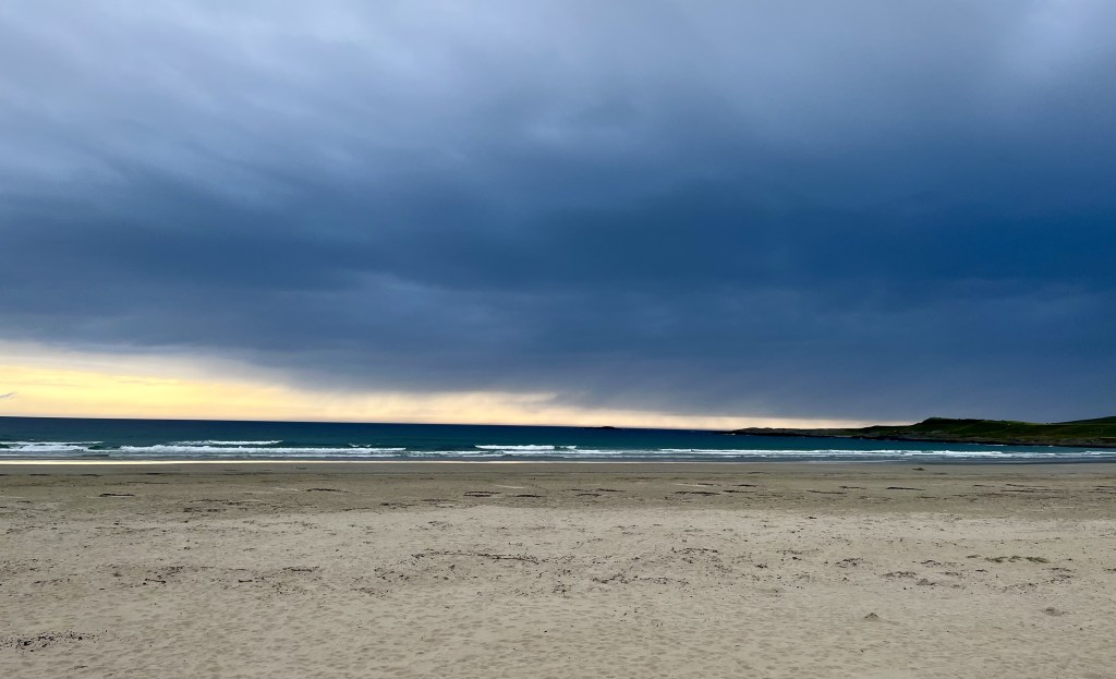 Stormy beach
